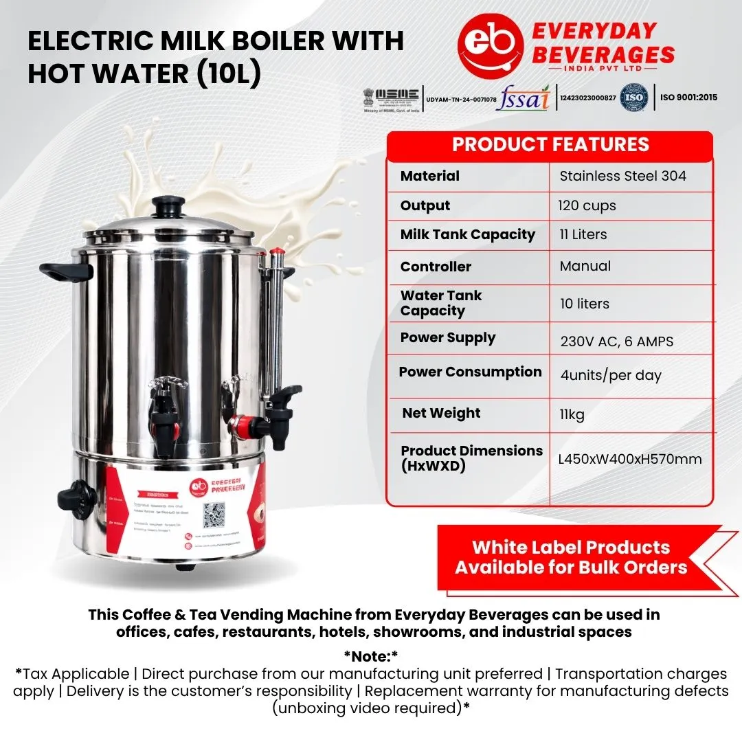 Electric milk boiler
