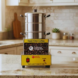 Traditional coffee maker 3ltr square type
