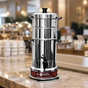 Traditional Coffee Maker (2l)| Stainless Steel |Everyday Beverages