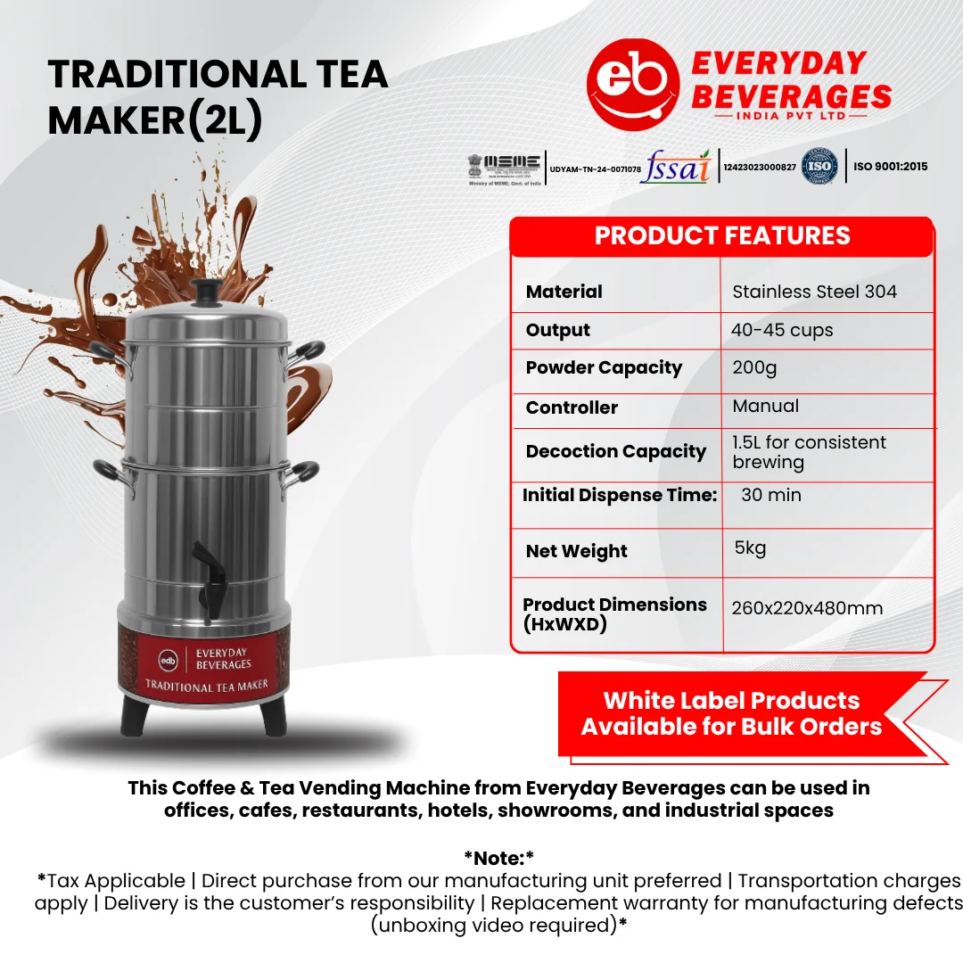 2ltr Traditional tea maker