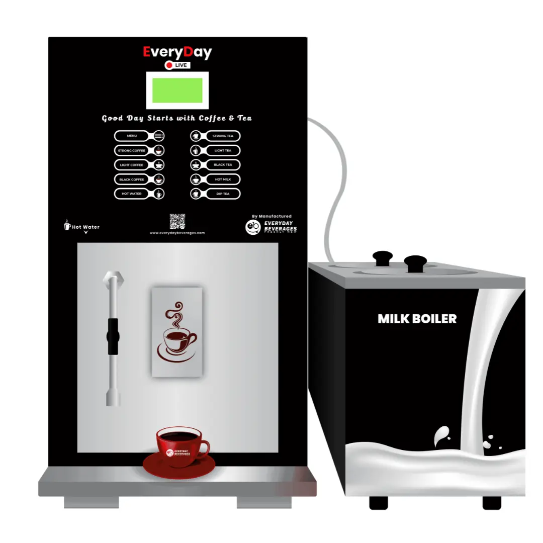 Live Vending Machine – Filter Coffee, Tea & Fresh Milk | Everyday Beverages - Image 2